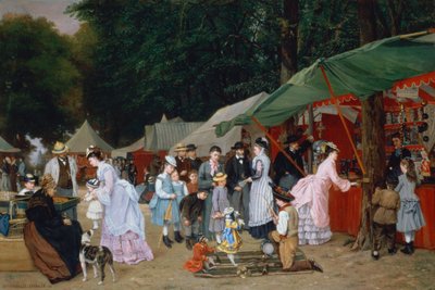 En la feria, 1877 de Camille Leopold Cabaillot Lasalle